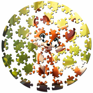 Kids puzzle FOX